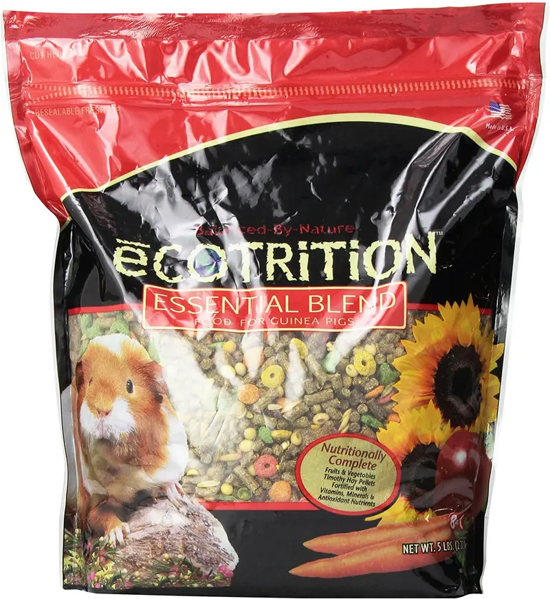 ecotrition esencial mezcla comida para cobayas