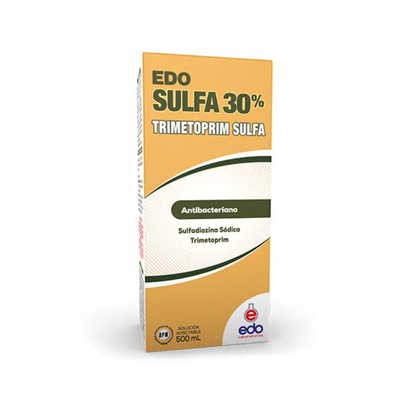 Edo Sulfa 30% x 100 Ml antibiotico para caballos