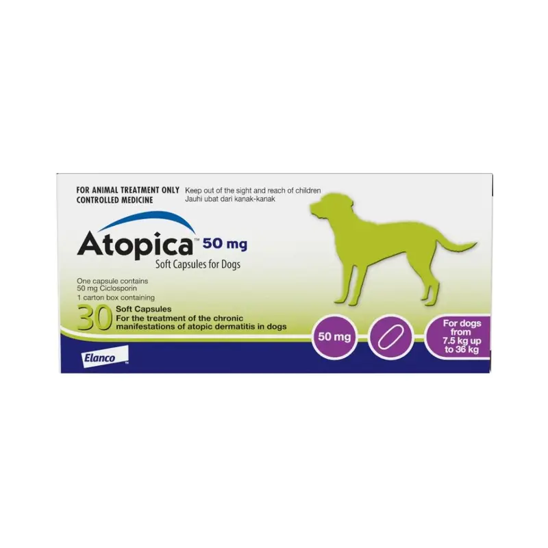 Elanco Atopica 50Mg 30 Tab