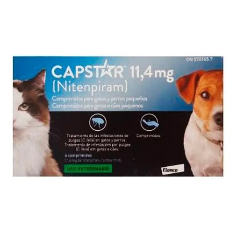Elanco Capstar comprimidos para perros y gatos Hasta 11 kg