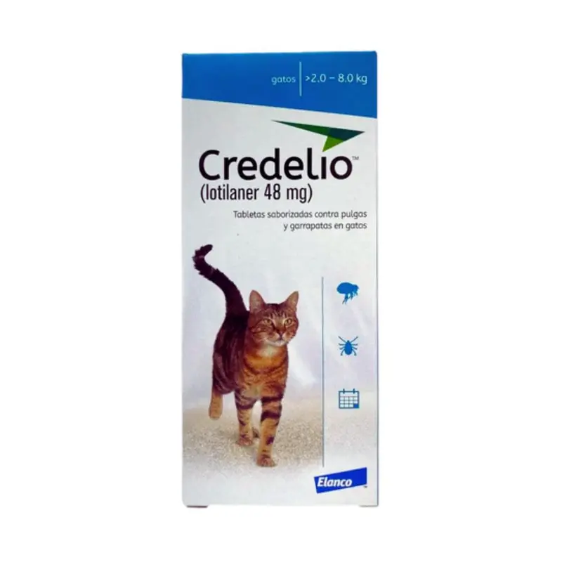 Elanco Credelio Gato 48 Mg 2-8 Kg 1 Tab