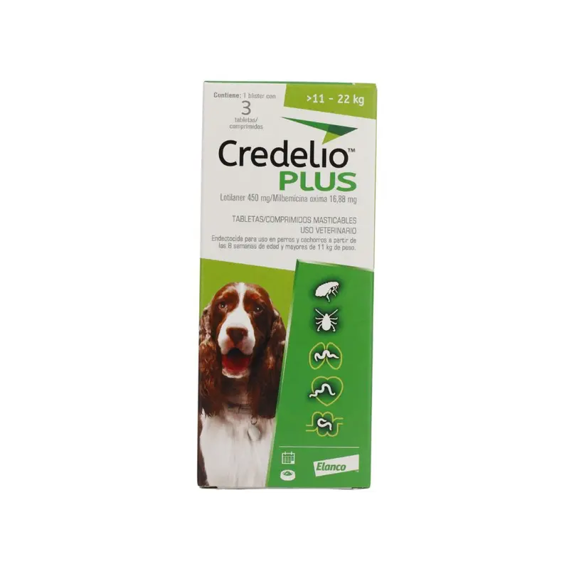 Elanco Credelio Plus 450 Mg 3 Tab (11Kg - 22Kg)