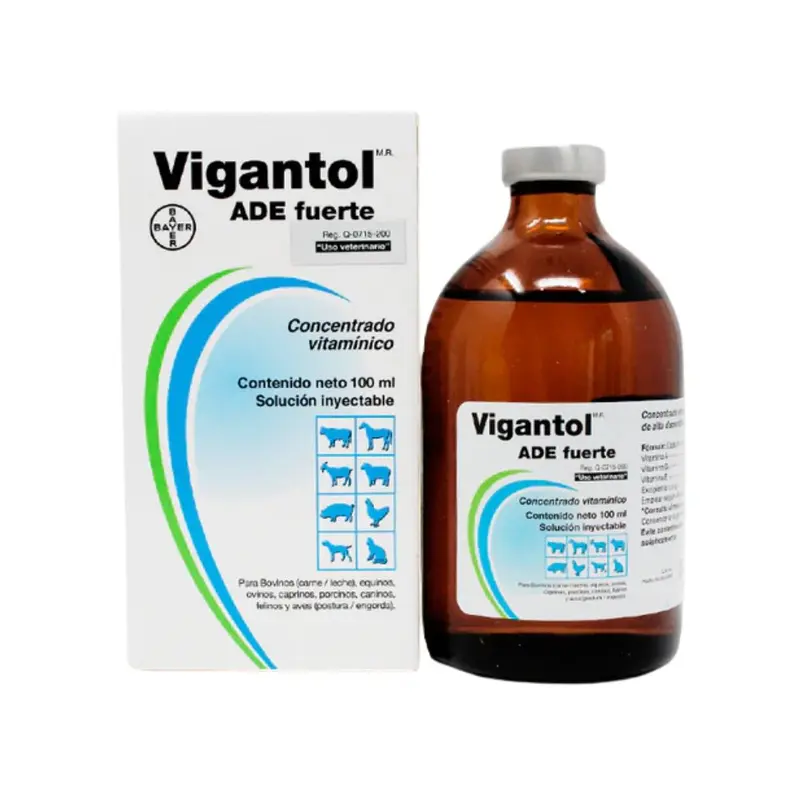 Elanco Vigantol Inyectable 100 Ml Vit A, D3, E