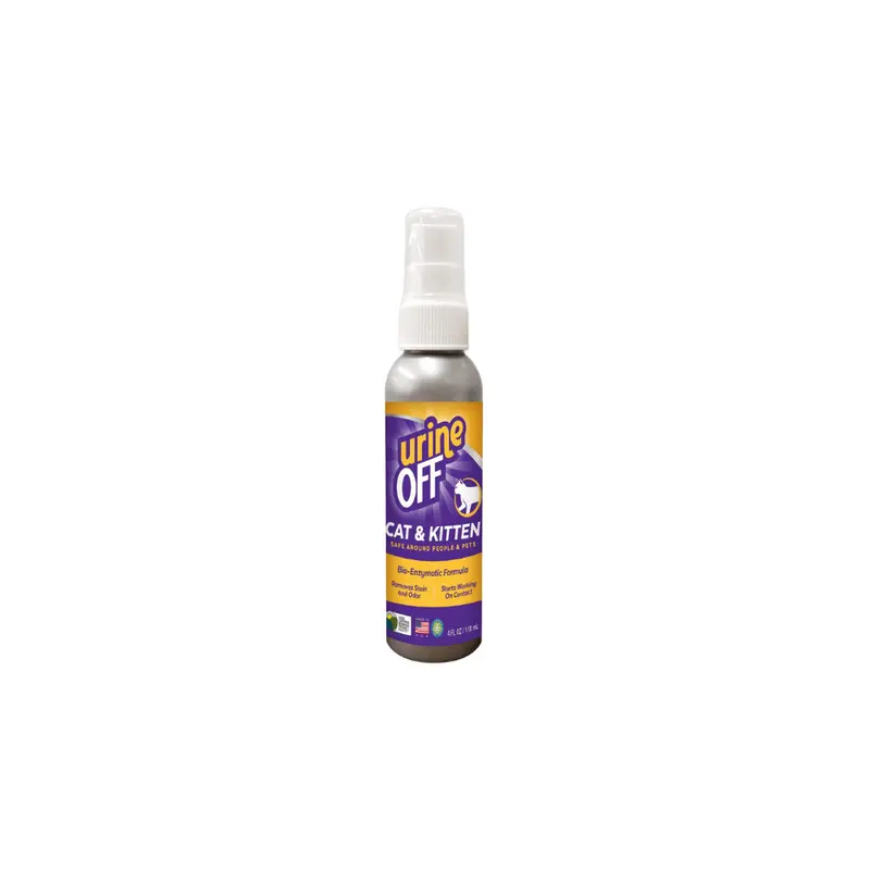 Eliminador de Olores y Manchas de Orina para Gatos y Gatitos – 118 ml | Urine Off