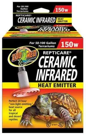 Emisor de calor cerámica Zoo Med, 150, Blancos & canelas