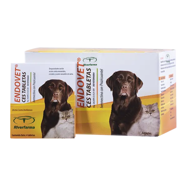 Endovet Ces Tabletas Expedidor con 25 carteras de 4 tabletas