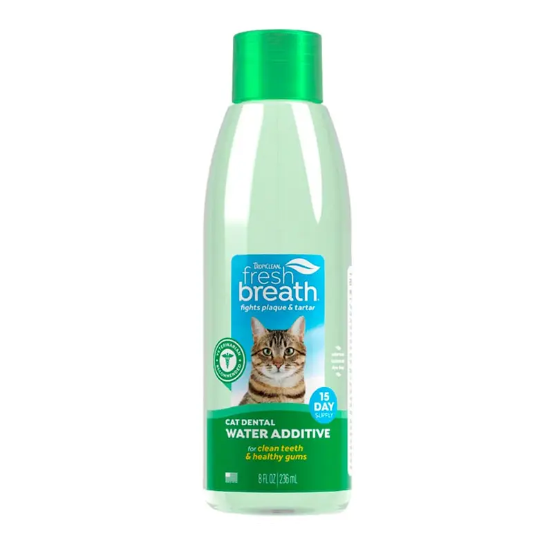 Enjuague Bucal Dental Tropiclean para gato