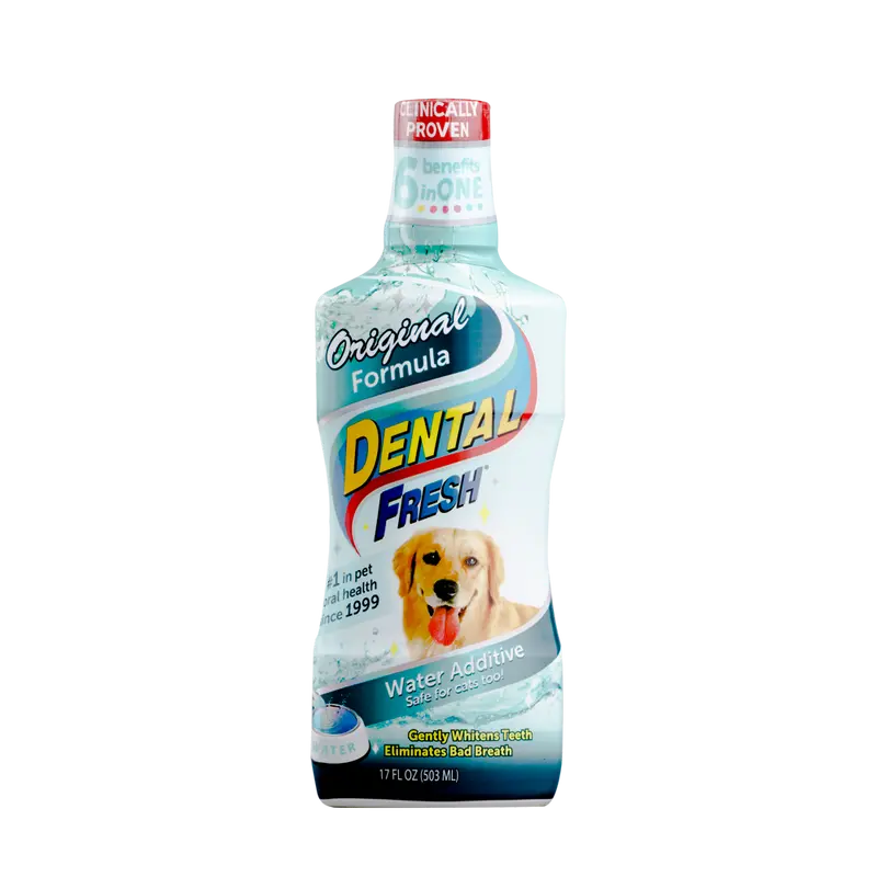 Enjuague Bucal  perro Dental Fresh Original Dogh 17oz