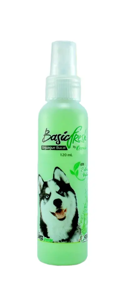 Enjuague Bucal Perro Y Gato Basic Fresh Fco X 120 Ml