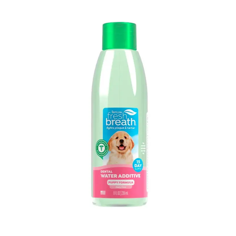 Enjuague Dental Tropiclean Fresh Breath para Puppy