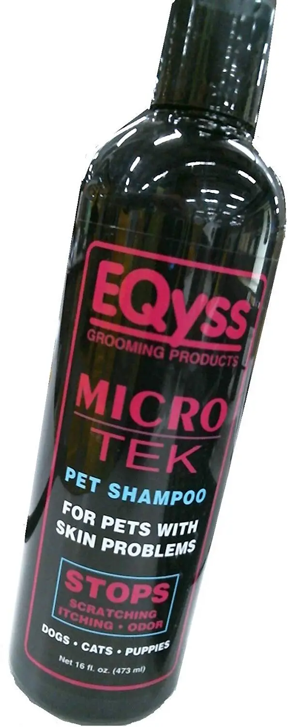 Eqyss micro-tek Champú para Mascotas – Evita Arañazos, iitching, mordiendo, o Lamer puntos calientes