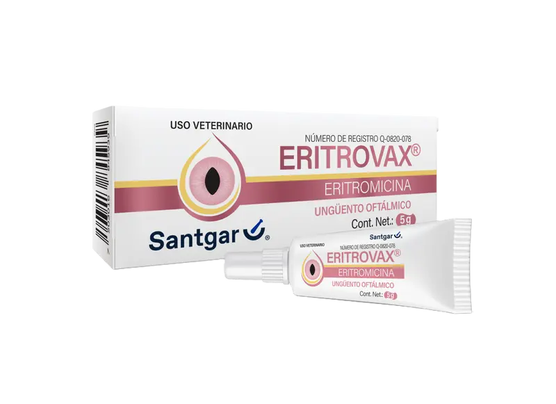 Eritrovax 5 gr  Ungüento Oftálmico ANTES Eritrofteno