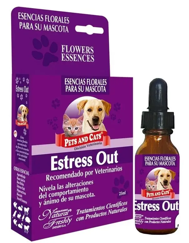 Esencia Para Perro Y Gato Estress Out X 25 Ml