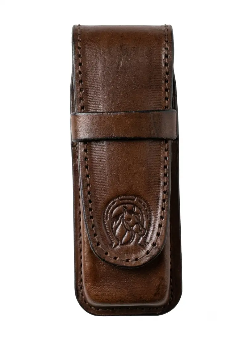 Estuche en cuero económico para navaja