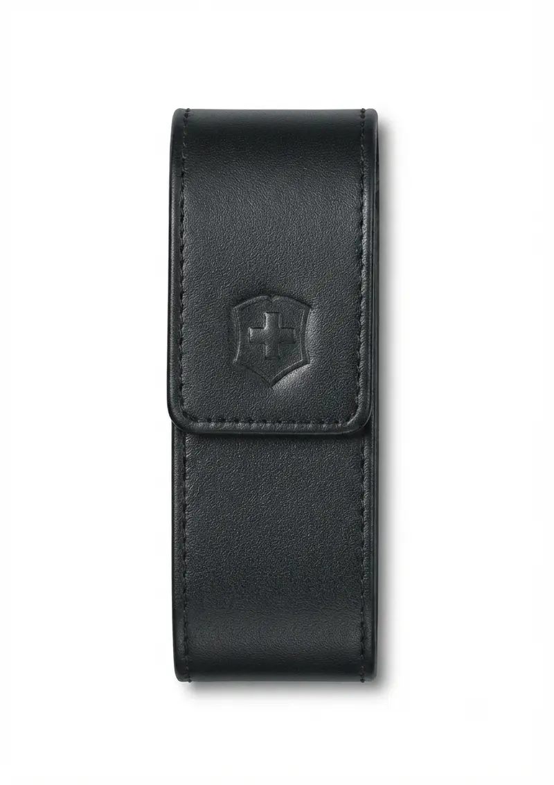 Estuche para navaja grande largo en cuero fino
