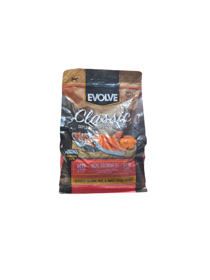 EVOLVE CAT CLASICC SALMON X 1.24 KG