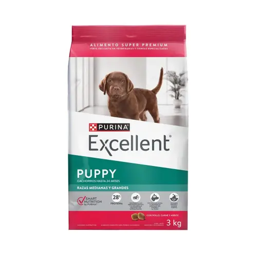 EXCELLENT PUPPY R M/G X 3 KG.