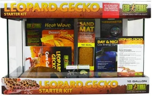 Exo Terra Leopard Gecko - Kit de arranque (10 galones)