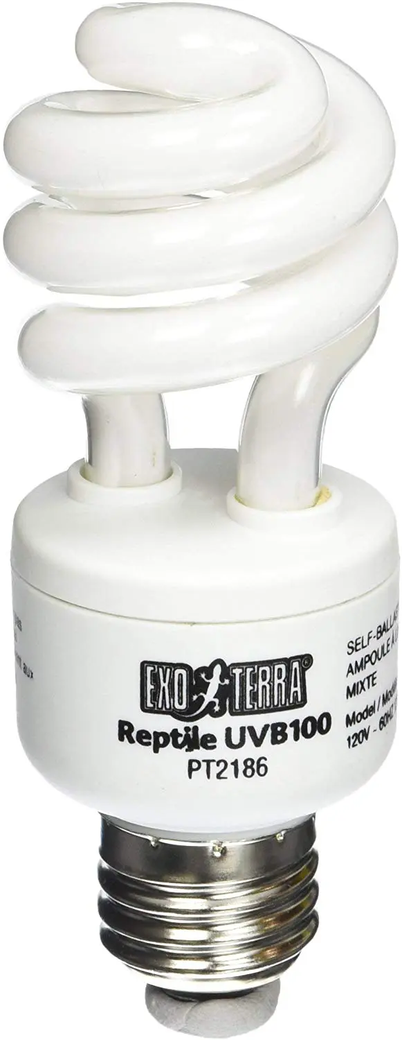 Exo Terra Repti-Glo 5.0, lámpara fluorescente compacta para terrario tropical
