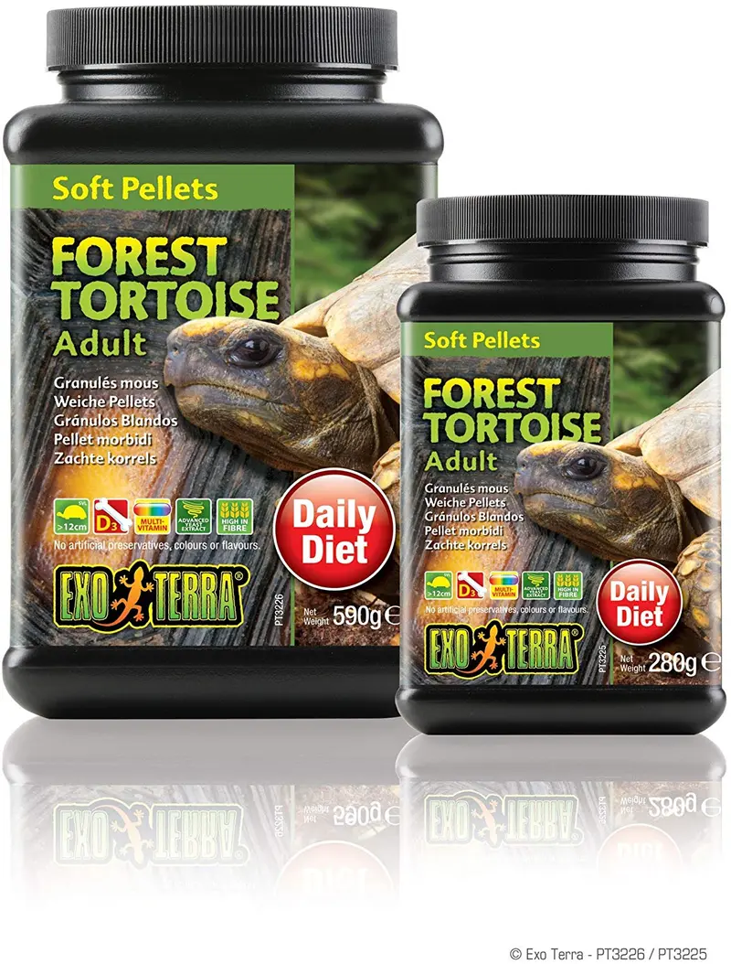 EXO TERRA Soft adulto Bosque tortuga Alimentos, 20.8-ounce