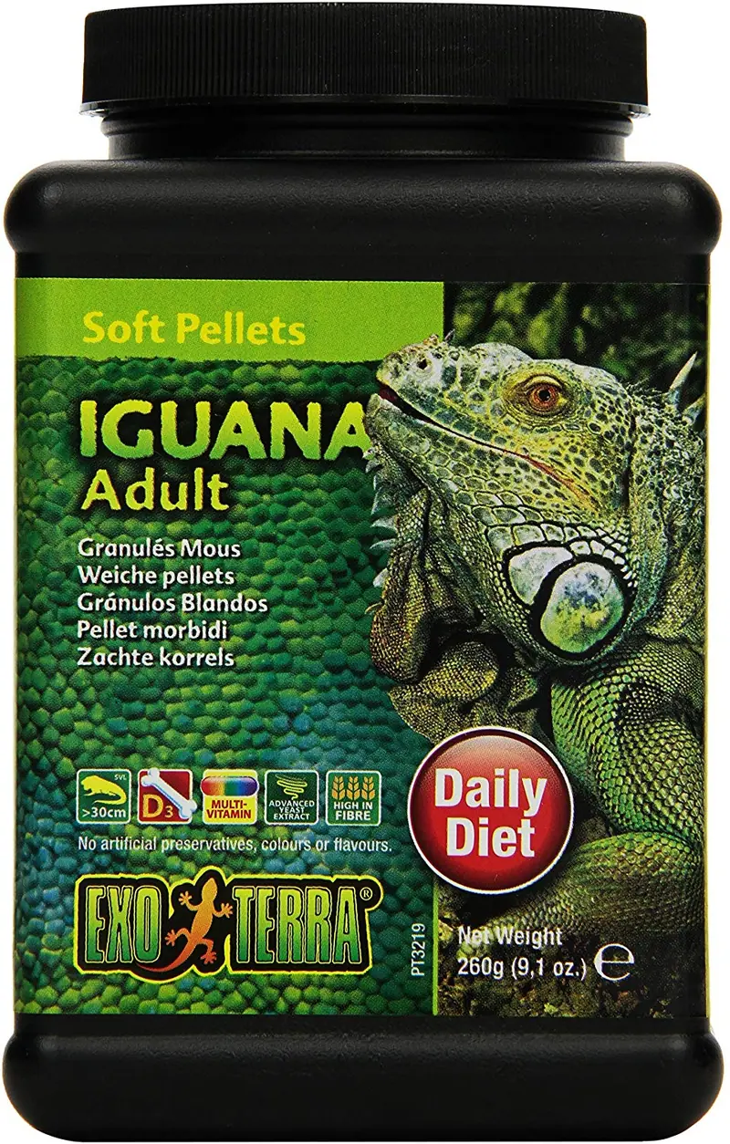 EXO TERRA Soft adulto Iguana Food, 9.1-ounce