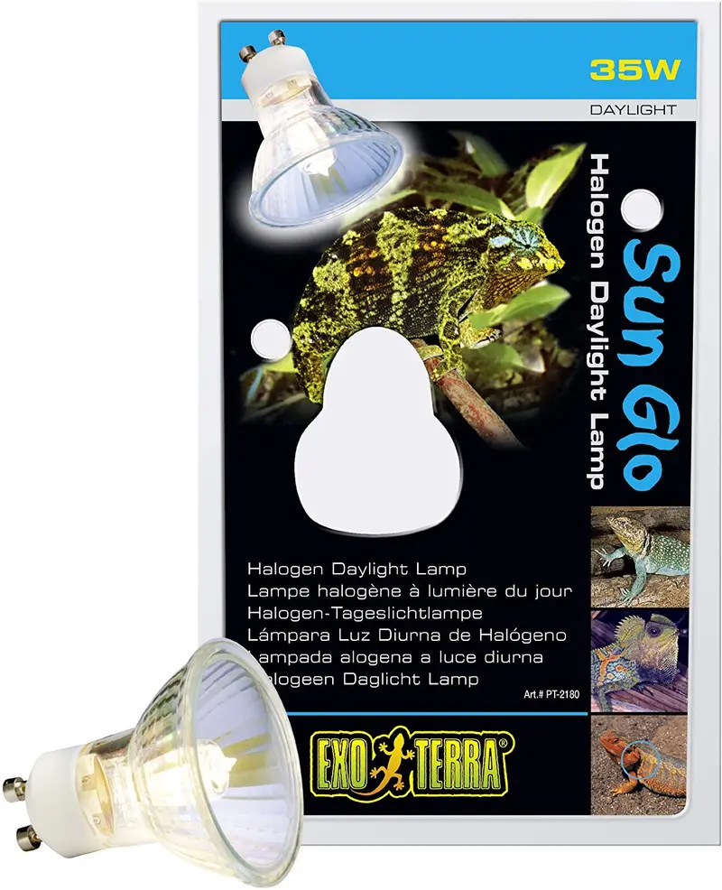 EXO TERRA Sun-Glo Luz Lámpara Halógena