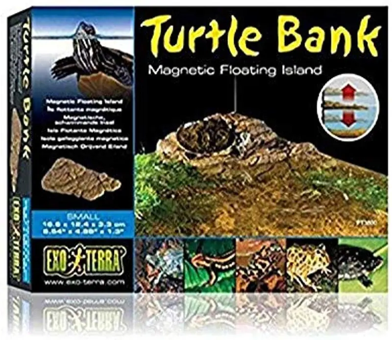 Exo Terra Turtle Bank - Isla flotante magnética (tamaño pequeño)