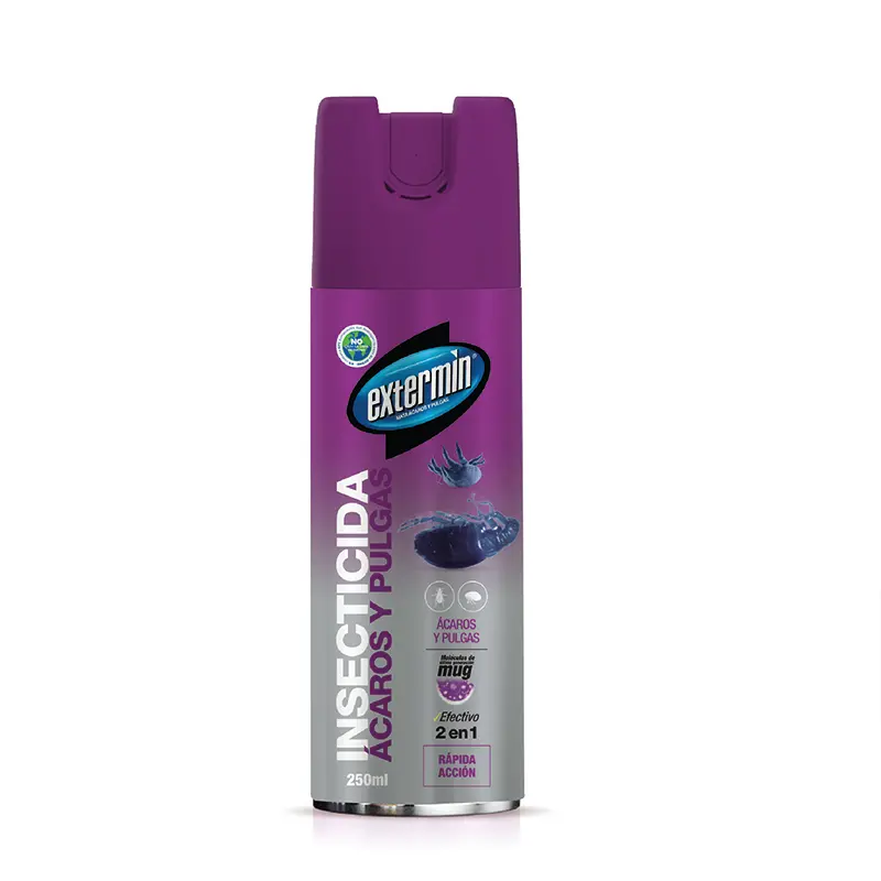 Extermin Acaros Y Pulgas 250 Ml Insecticida