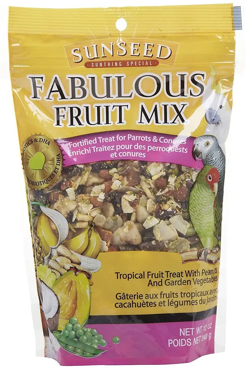 Fabulous Fruit Mix para & Conures, diseño de loros