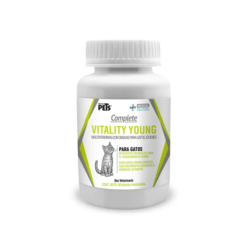 Fancy Pets Complete Vitality Gatos 60 Tabs.