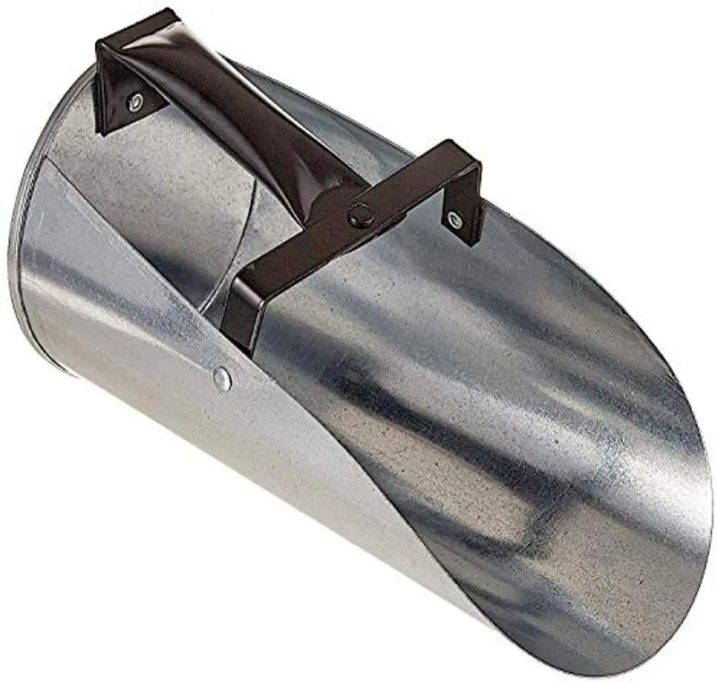 Farm Tuff Ir 2062 - Cuchara de alimentación de metal galvanizado, 2 cuartos de galón, -
