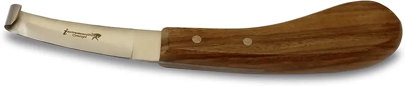 Farrier Pezuña Cuchillo diestros Standard Blade cuchillo Herradura de caballo