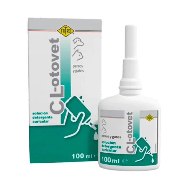 Fatro Cl-Otovet Solución Detergente 100 ml perro y gato