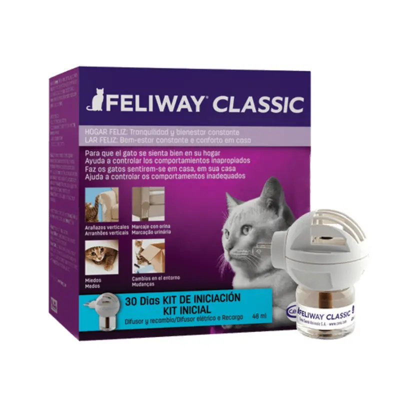 Feliway Classic Difusor Con Recarga 48 ML Para Gato