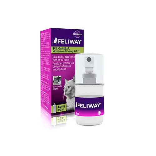 FELIWAY Travel Spray 20 ml – Calma a tu Gato en Viajes y Visitas al Veterinario