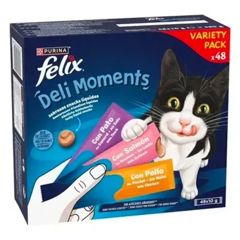 Felix Purina Deli Moments Variado 48x10gr
