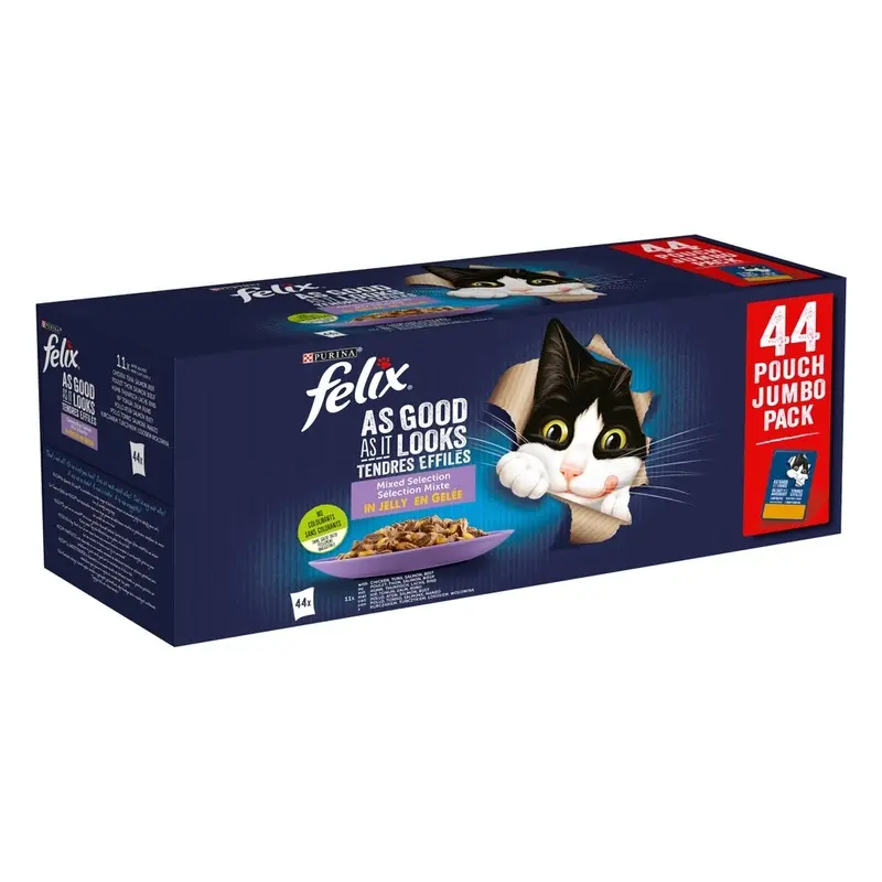 Felix Purina Fantastic Selección de sabores Multipack 44x85gr