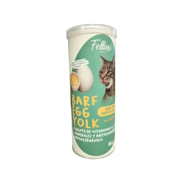 Fellini Snack Barf Yema de Huevo Gato Tarro 80 g