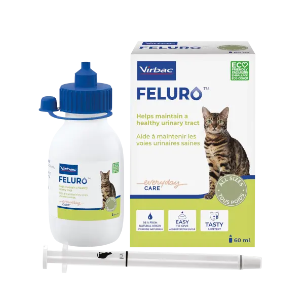 Feluro 60 ml – Salud del Tracto Urinario para Gatos | Virbac