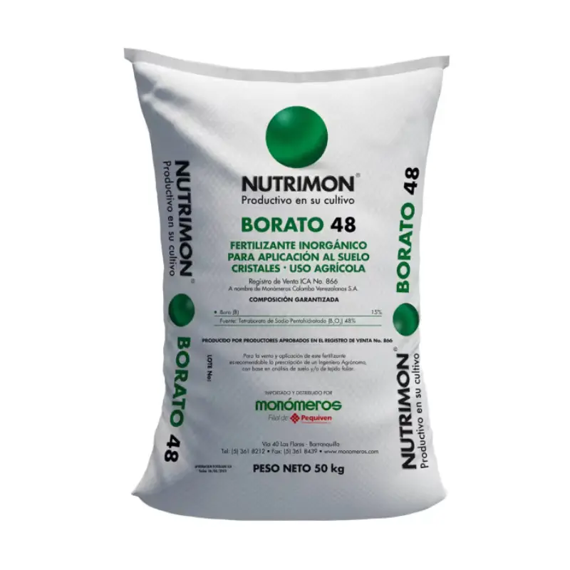 Fertilizante Simple Borato 48% x 50 kg