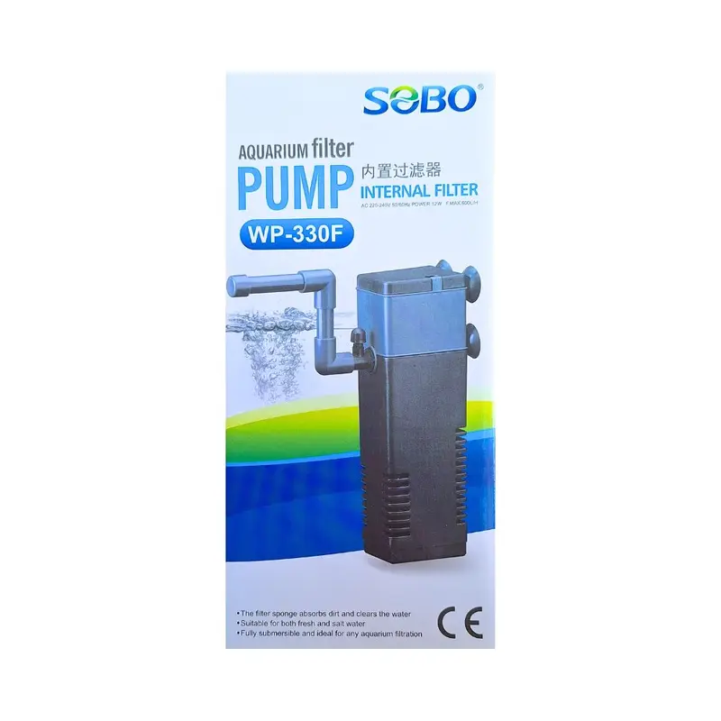 Filtro interno con flauta de 600L/H 12w