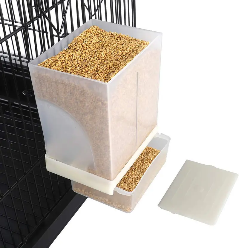 FinYii - Comedero automático para pájaros sin desorden, para periquitos, canarios, cacatúas