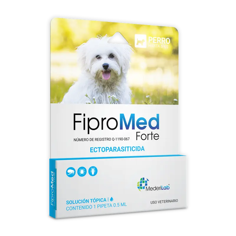 Fipromed Forte Perros hasta 5 kg (1 Pipeta 0.5 mL)