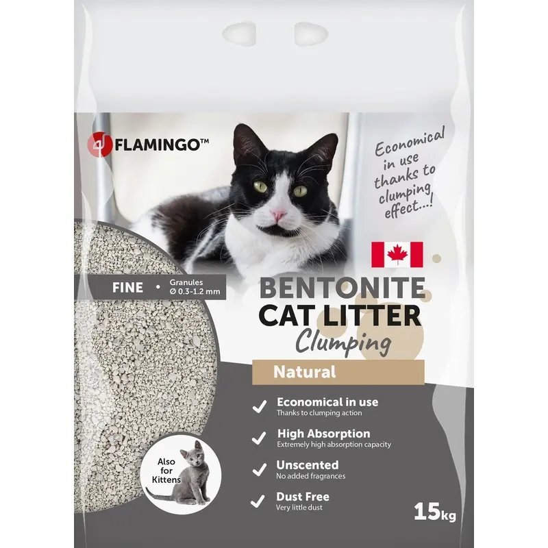 Flamingo Clumping Natural 15 kg