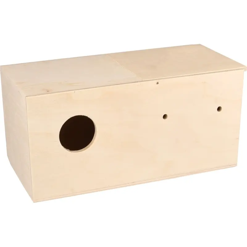 Flamingo de madera para Agapornis Horitzontal