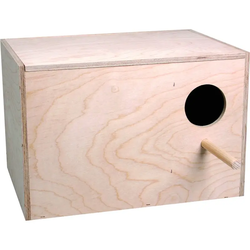 Flamingo de madera para Periquito Grande Horitzontal