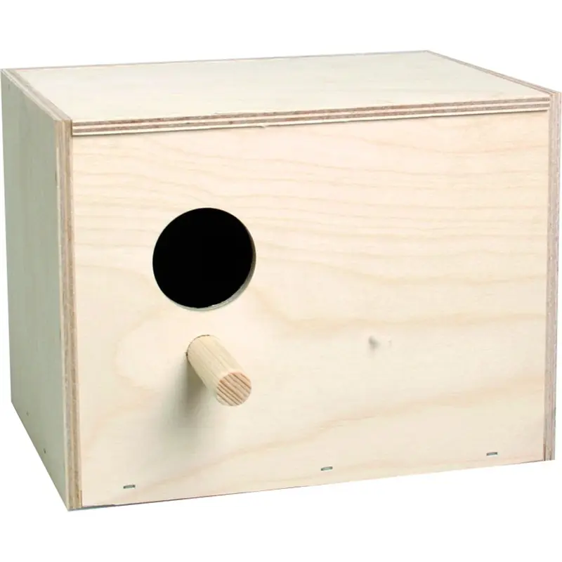 Flamingo de madera para Periquito Horitzontal