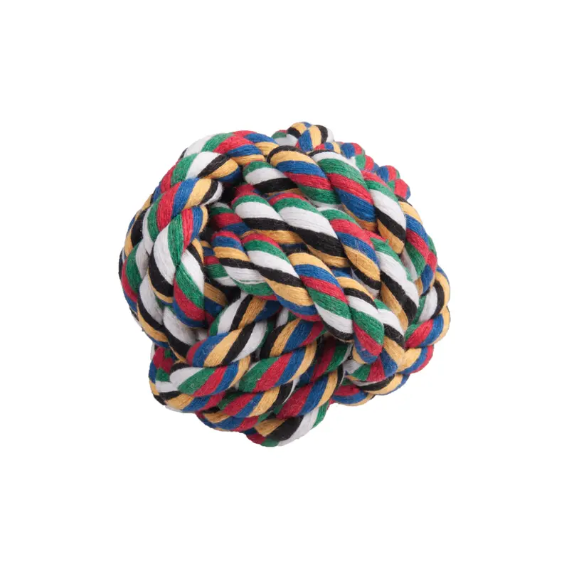 FLAMINGO Pelota XL Anudada Algodón para perros