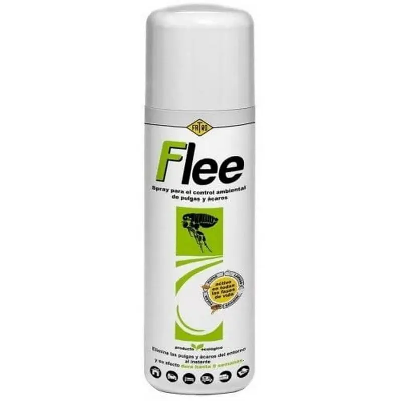 Flee Spray Antiparasitario Ambiental 400 ml | Elimina Pulgas, Garrapatas y Ácaros