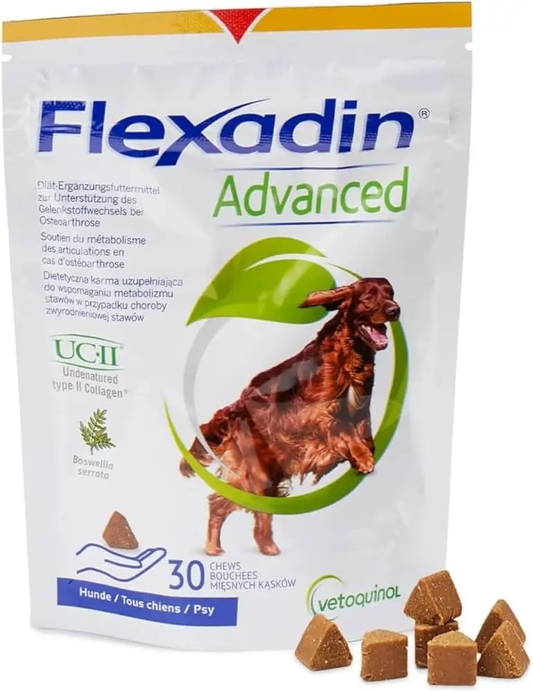 Flexadin Advanced 30 Comprimidos | Condroprotector para Perros con UC-II®